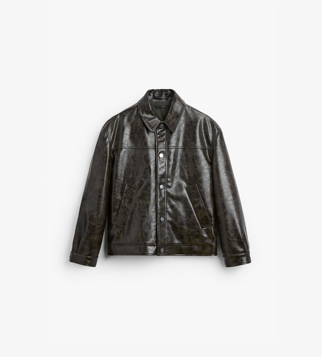 Leather effect jacket