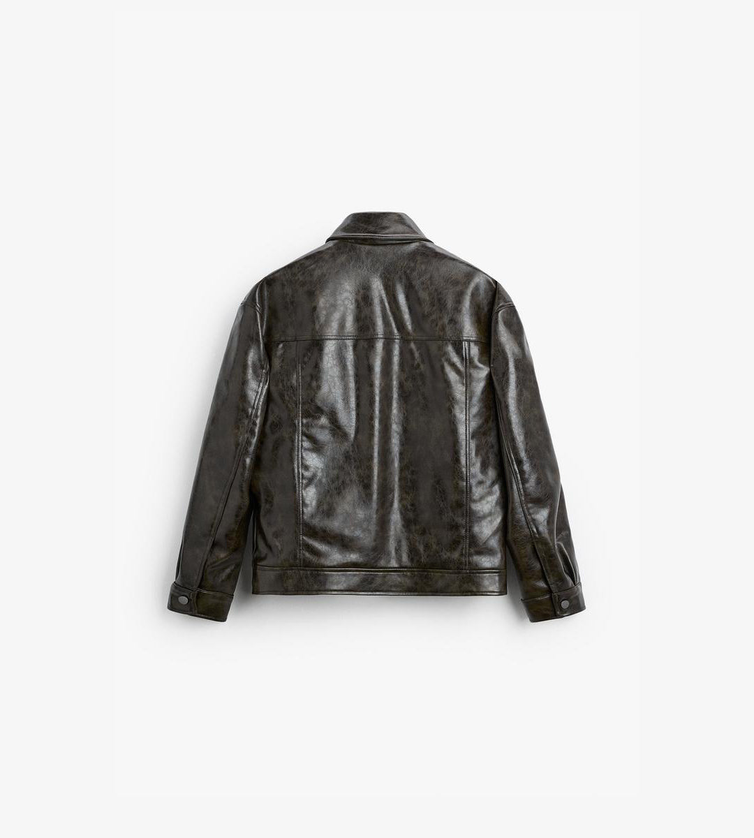 Leather effect jacket