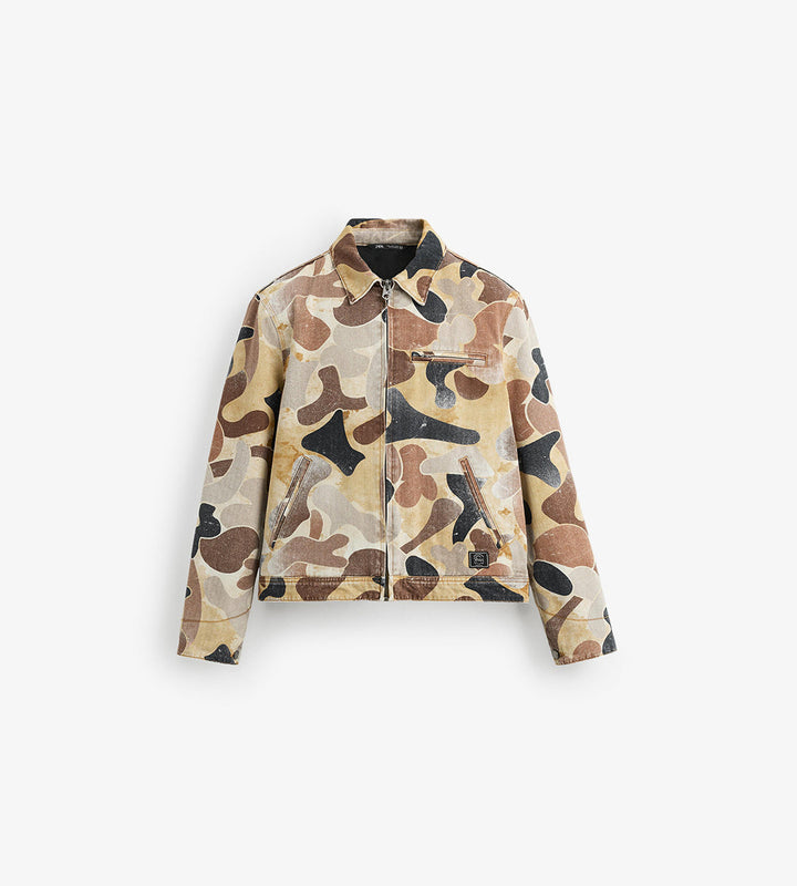 Abstract print jacket